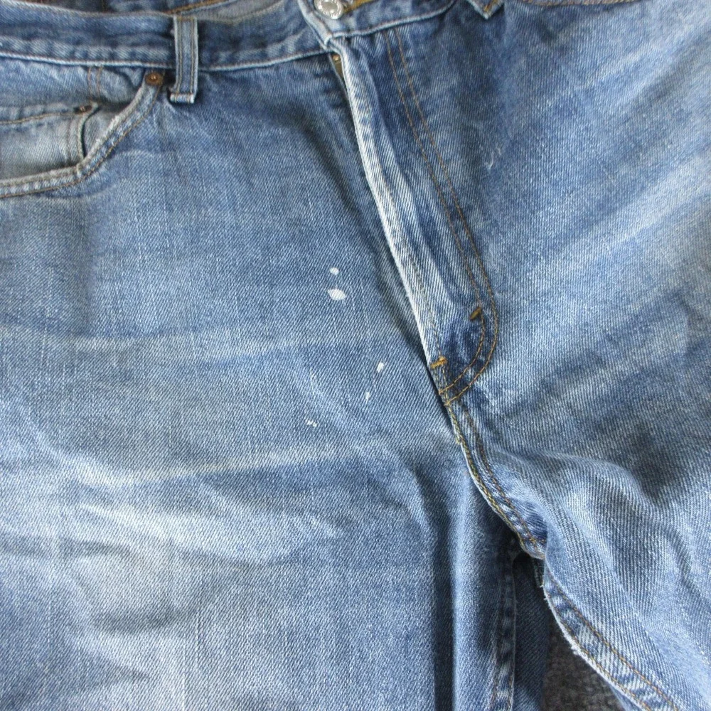 Levis 550 Jeans Mens 38x32 Blue Relaxed Tapered Medium Wash Denim Workwear Pants